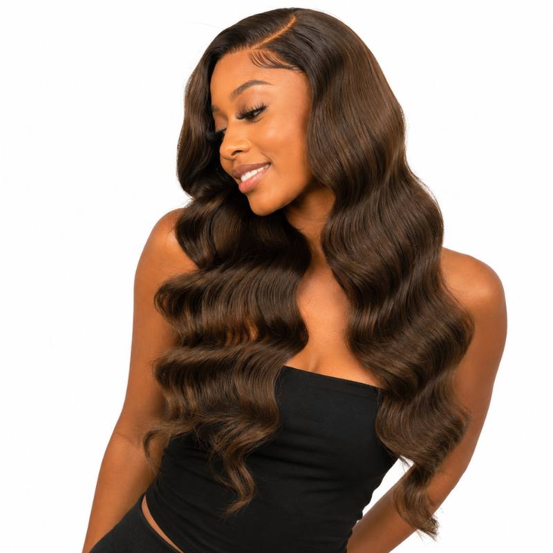 Medium Brown Body Wave Bundle Deal