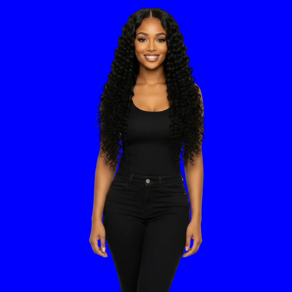 Glueless Deep Wave 2x6 HD Lace Closure Wig