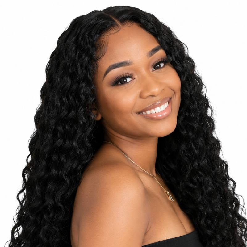 Brazilian Deep Wave U-Part Wig