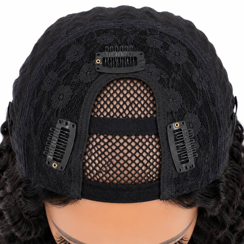 Brazilian Deep Wave U-Part Wig