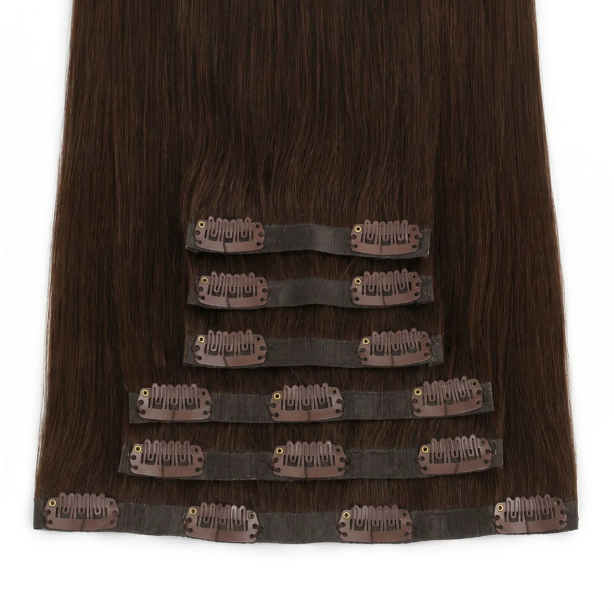 Dark Brown Seamless Clip-ins