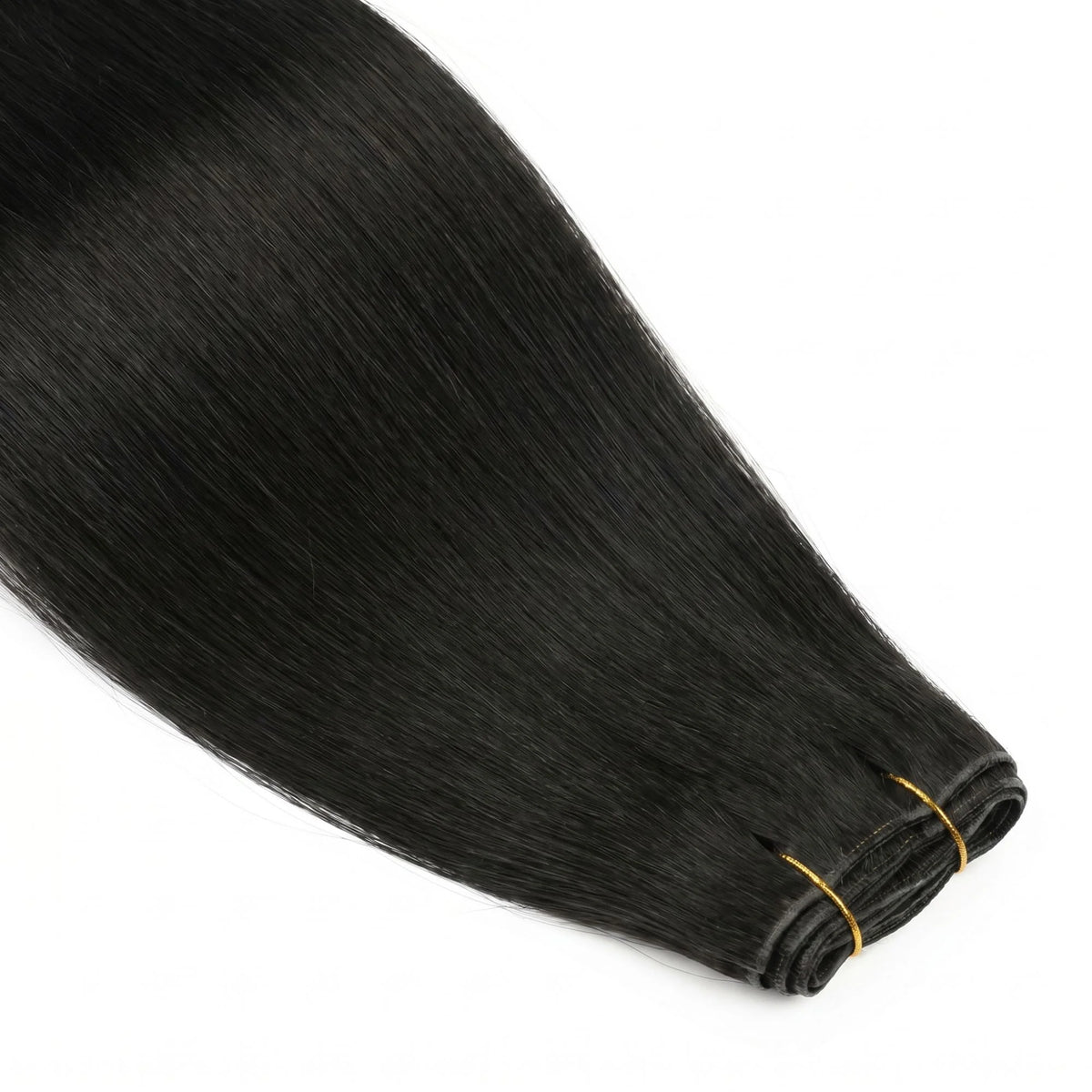 Jet Black Invisible Clip-ins