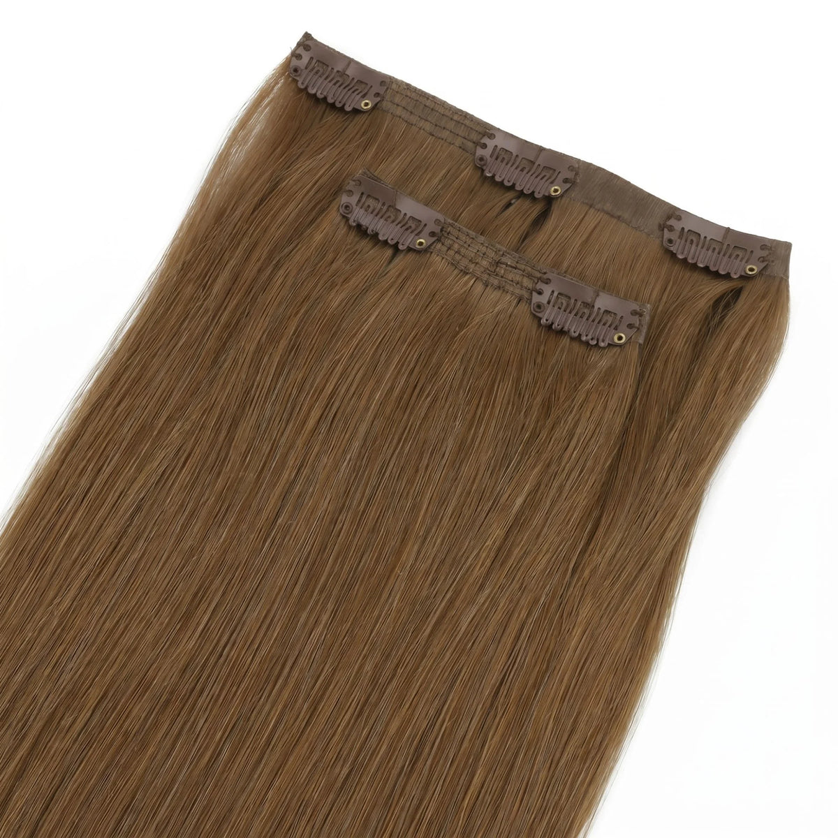 Medium Chestnut Brown Seamless Clip-ins