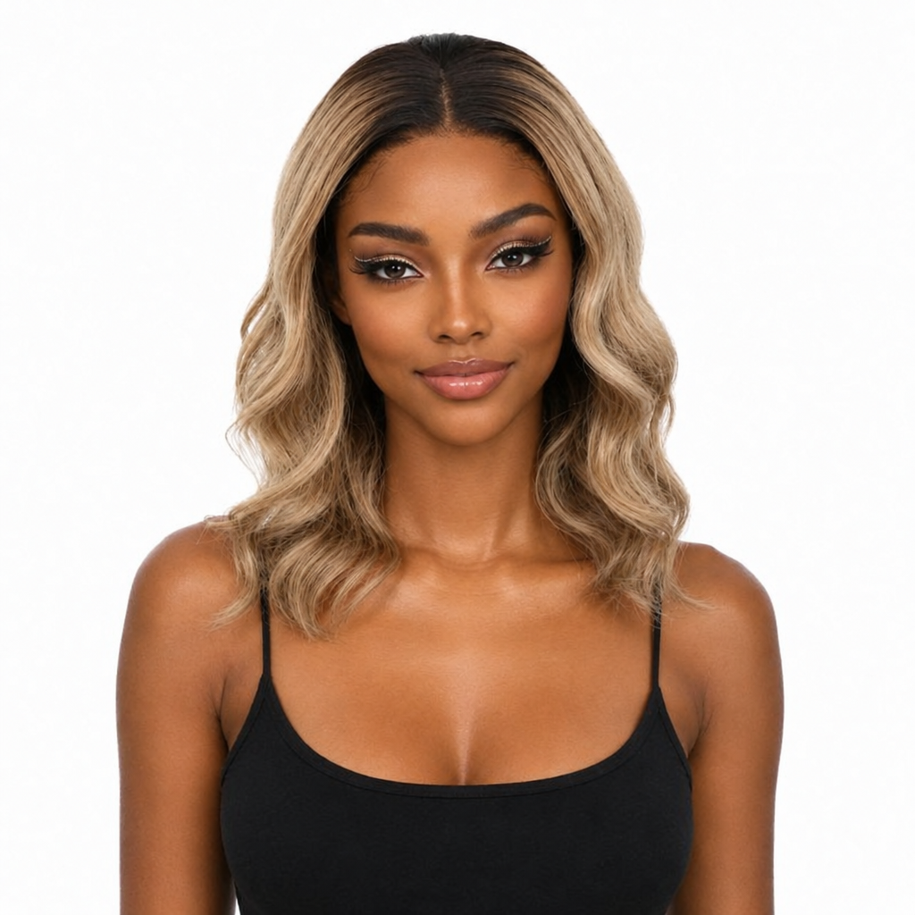 Raw Golden Wave Glueless 5x5 HD Closure Bob Wig