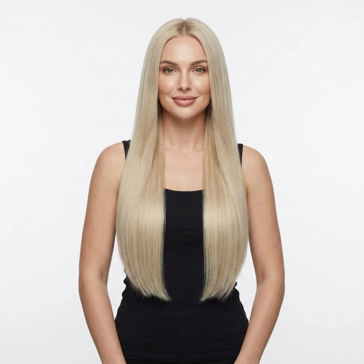Warm Honey Blonde  Invisible Clip-ins