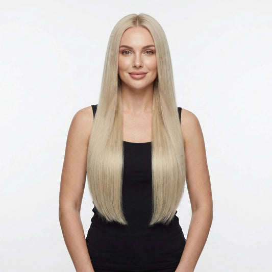 Warm Honey Blonde  Invisible Clip-ins